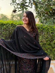 Black Lucknowi Full suit set