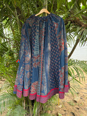 Indigo Multi kali skirt