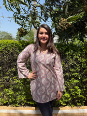 Onion pink ambi kurti