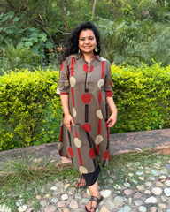 Bold Circle Line Kurta