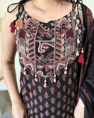 Black kodhi suit set