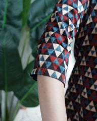 Multi Color Trikon Modal Silk Kurti