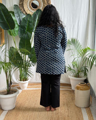Slate Mandala Print Short Kurti