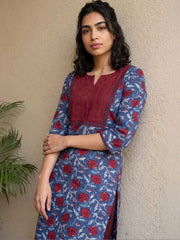 Navy Blue Kurta