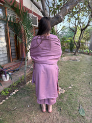 Onion embroidered Woollen full suit set