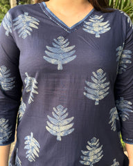 Indigo leaf Coord set