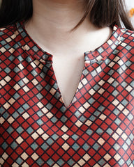 Maroon Designer Modal silk Kurti