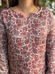 Woollen Jaal embroidered short kurti