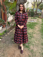 Black Circle Dress by MySanskritam