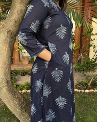 Indigo leaf Coord set