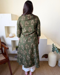 Mehendi Green Aline Kurta