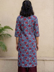Navy Blue Kurta