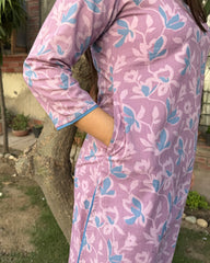Lavender floral Coord set