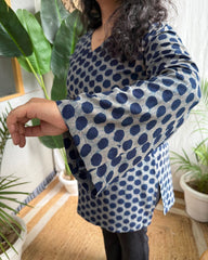 Slate Mandala Print Short Kurti