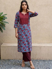 Navy Blue Kurta