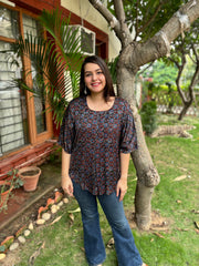 Bhujodi Modal silk top