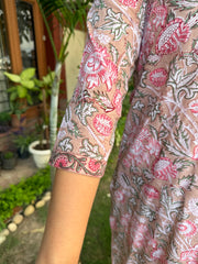 Rosy floral Blossom coord set