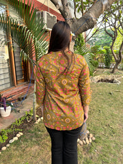 Mehendi floral shirt