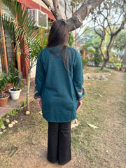peacock Phiran style Short kurti
