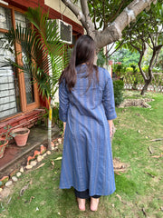 Ink blue south cotton Aline Kurta