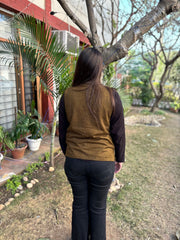 Mehendi embroidered Sidra (waist coat)