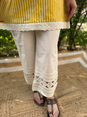 Yellow lines short kurti