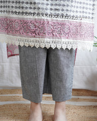 Soft pink floral lacework coord set