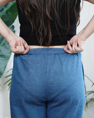 Soft denim indowestern palazzo