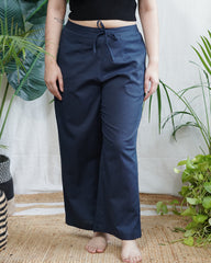 Dark Blue Basic flex palazzo