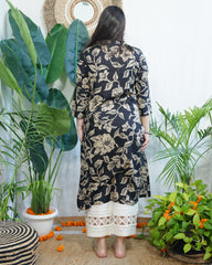 Black skin Jaal kurta