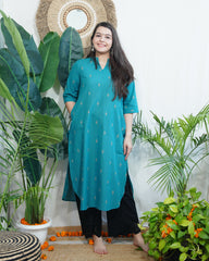 Ferozi south cotton kurta with pocket