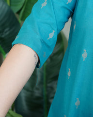 Ferozi south cotton kurta with pocket