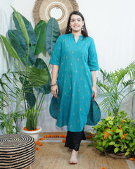 Ferozi south cotton kurta with pocket