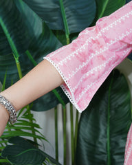 Blush Pink Printed Kurti