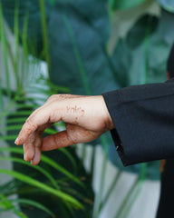 Black woollen Kullu suit set