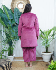 Blush Pink Imported woollen coord set