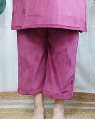 Blush Pink Imported woollen coord set