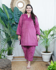 Blush Pink Imported woollen coord set