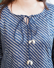 Indigo leher Aline kurta