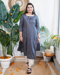 Indigo leher Aline kurta