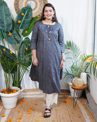 Indigo leher Aline kurta