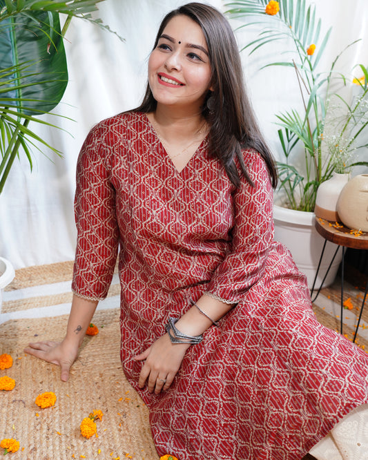 Kumkum Aline kurta