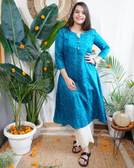 Ferozi Bindi Aline kurta