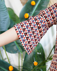 Multi geometric modal kurta