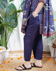 Navy Digital printed full suit set