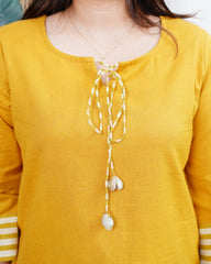 Mustard solid Suit set