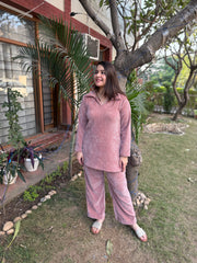 Pink Imported woollen coord set