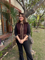 Coca-Cola Embroidered woollen Sidra (Waist coat)