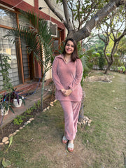 Pink Imported woollen coord set