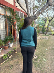 Peacock embroidered Sidra (waist coat)